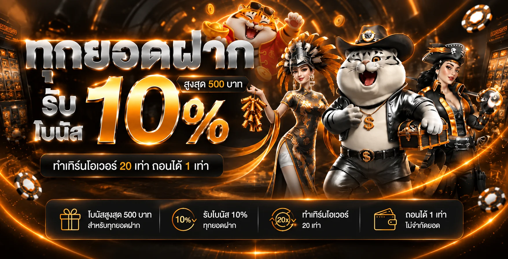 ECORUSH99 เว็บสล็อต บาคาร่า หวย บอล | เข้าใช้งาน 24 ชม.